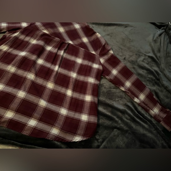Arizona Jeans Company Red White Comfy Oversized Fall Flannel Size XXL - Picture 9 of 11